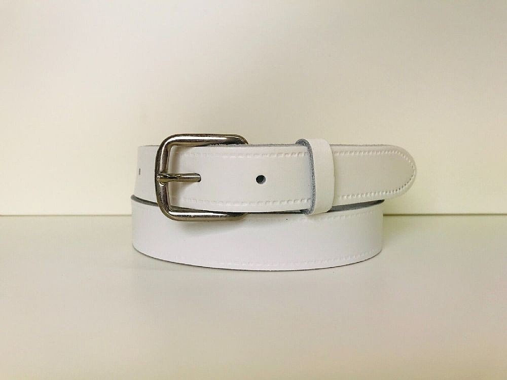 25mm belt - White